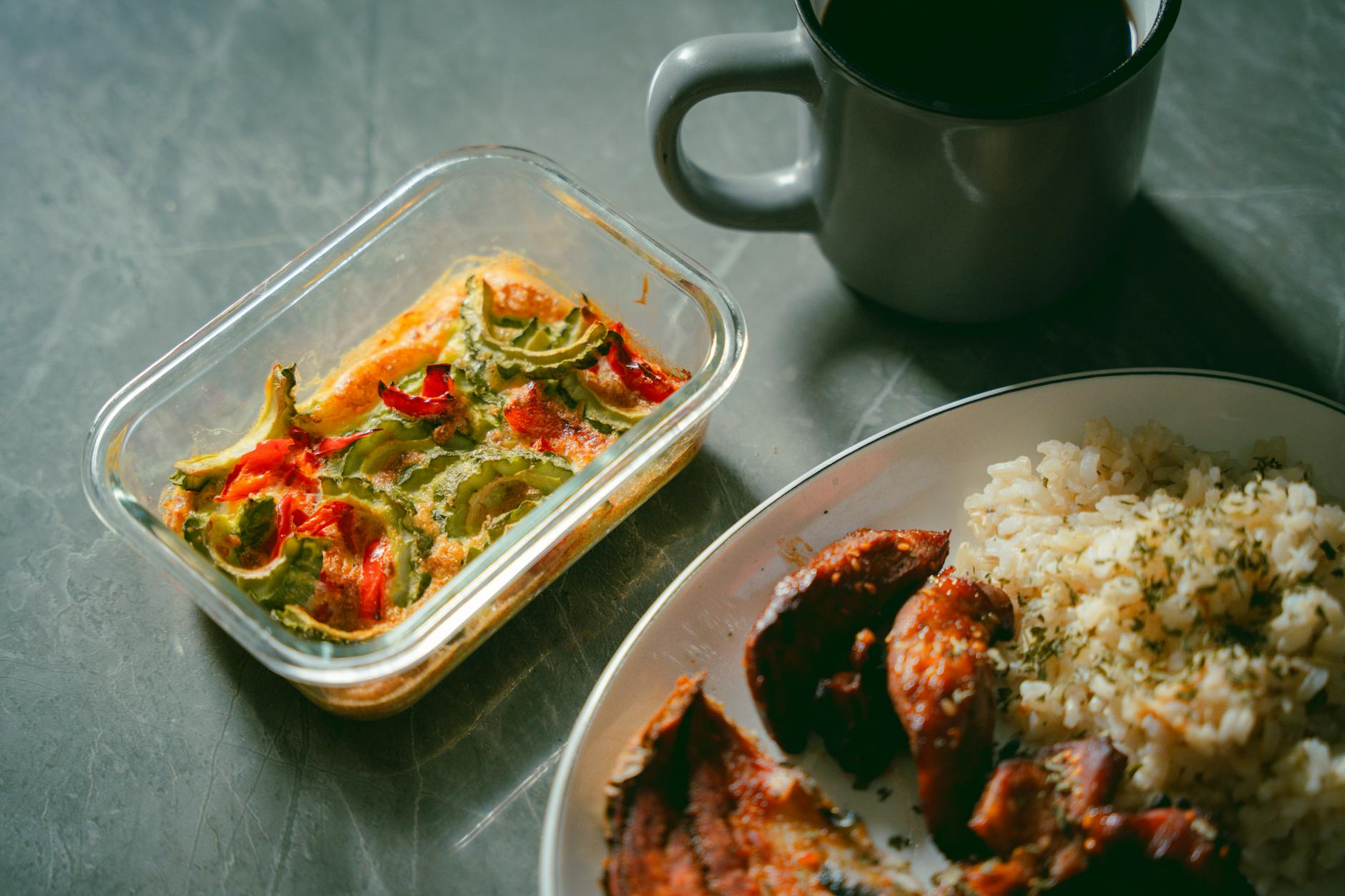 Oven-Baked Chicken and Rice