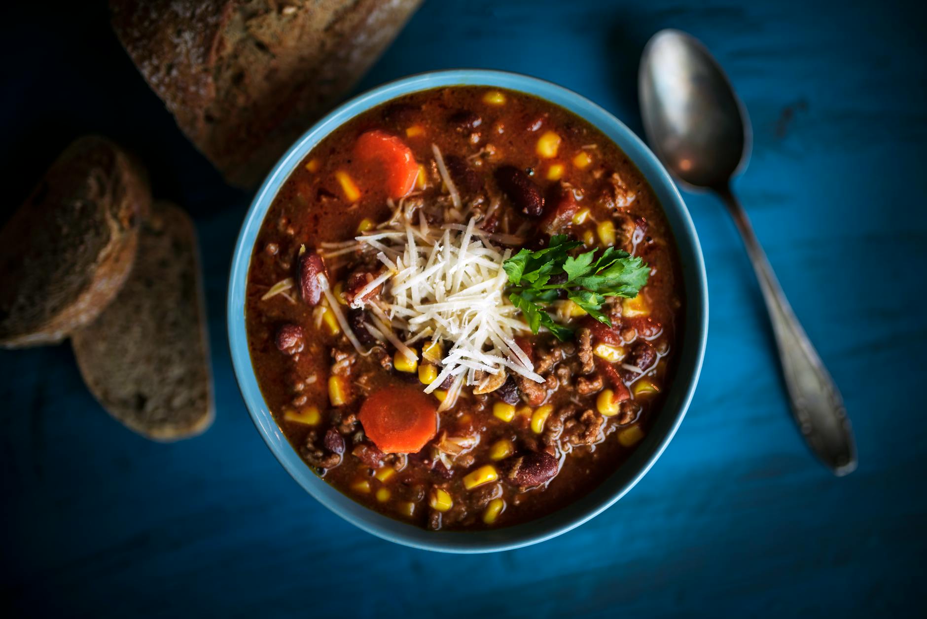 Hearty Beef Chili with Beans and Warm Spices