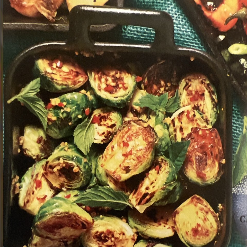 Blistered Brussels Sprouts