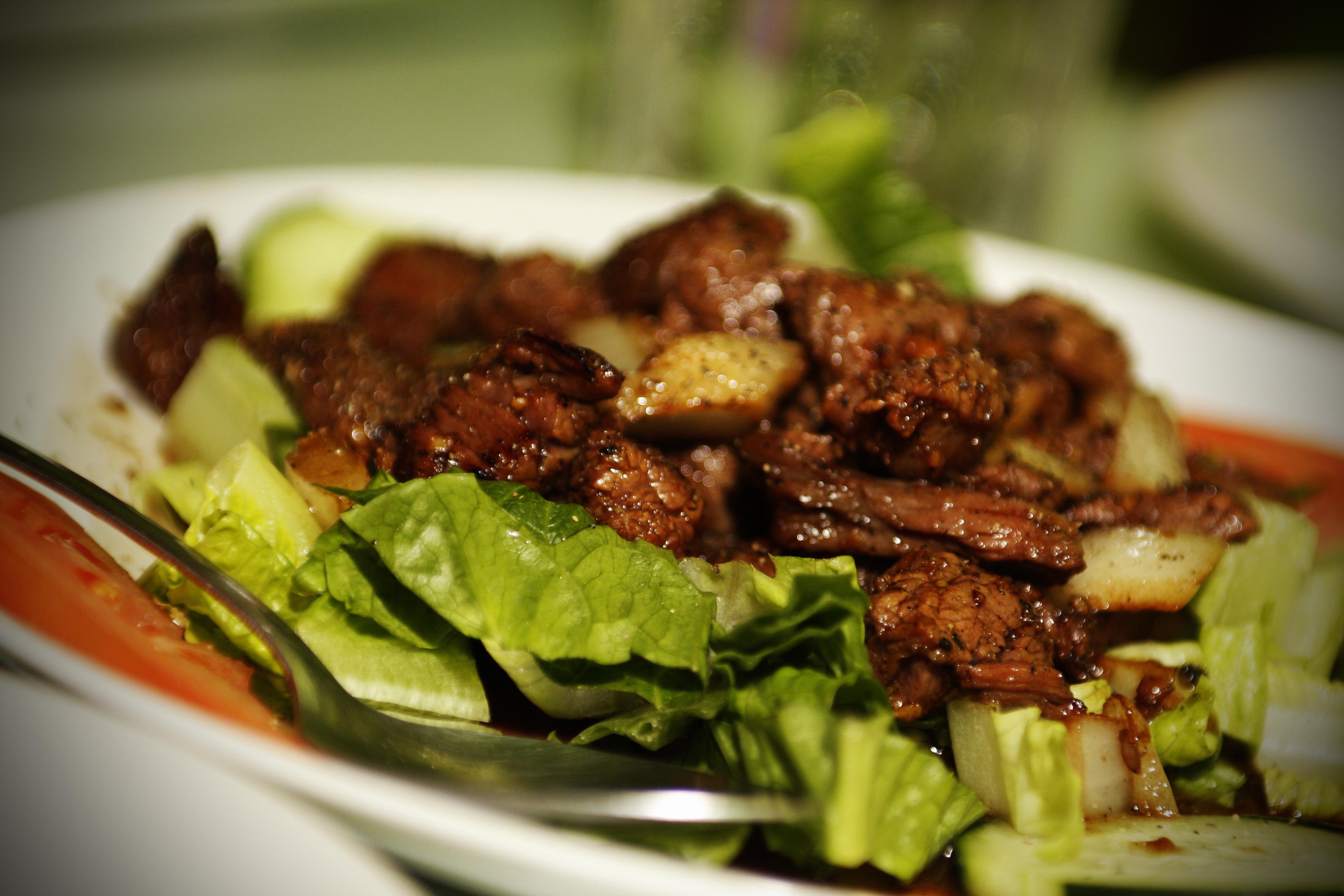 Peppery Vietnamese Shaking Beef with Watercress