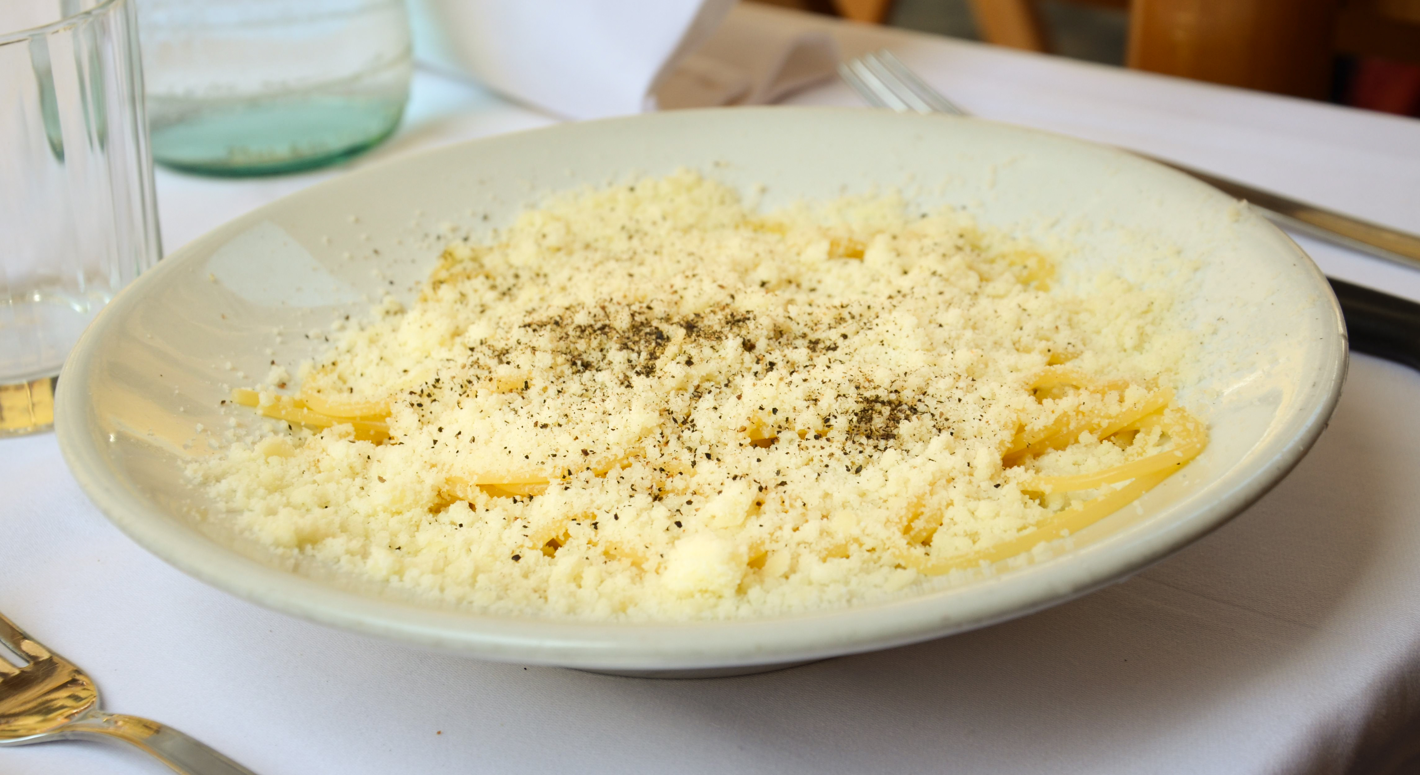 Silky Cacio e Pepe with Toasted Black Pepper