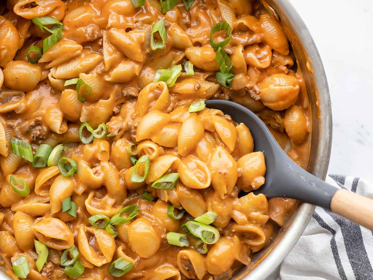 Cheesy Beef Pasta Skillet