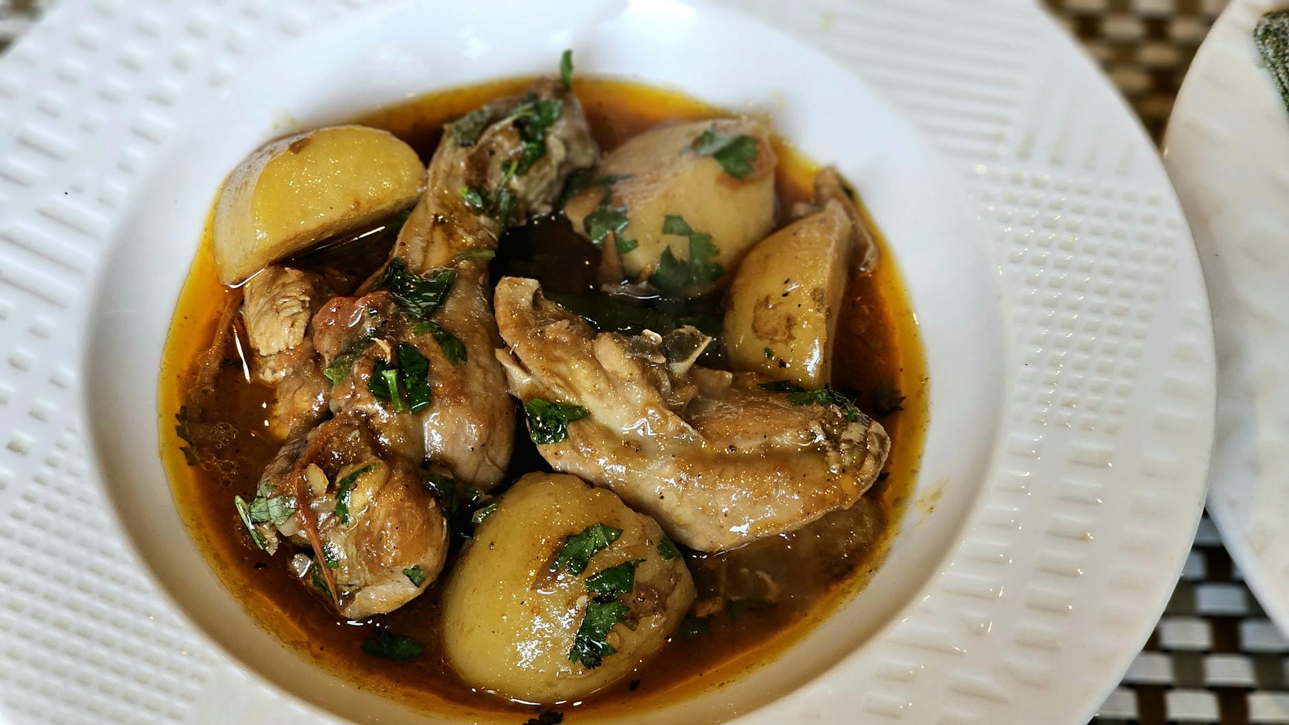 Homestyle Chicken Stew with Potatoes and Thyme