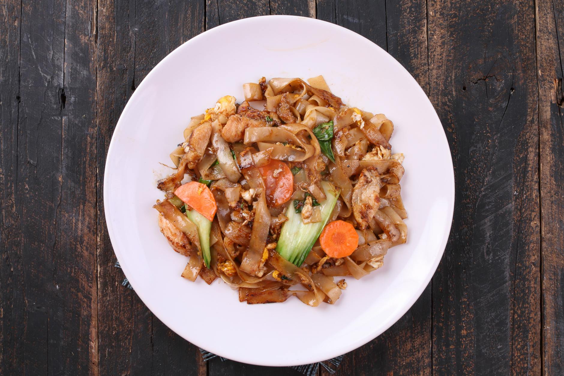 Wok-Charred Drunken Noodles with Thai Basil