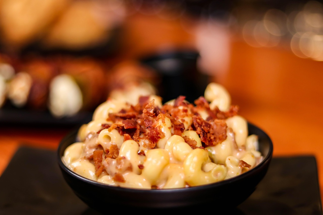 Southern Living Four-Cheese Macaroni with Bacon-Pecan Breadcrumbs