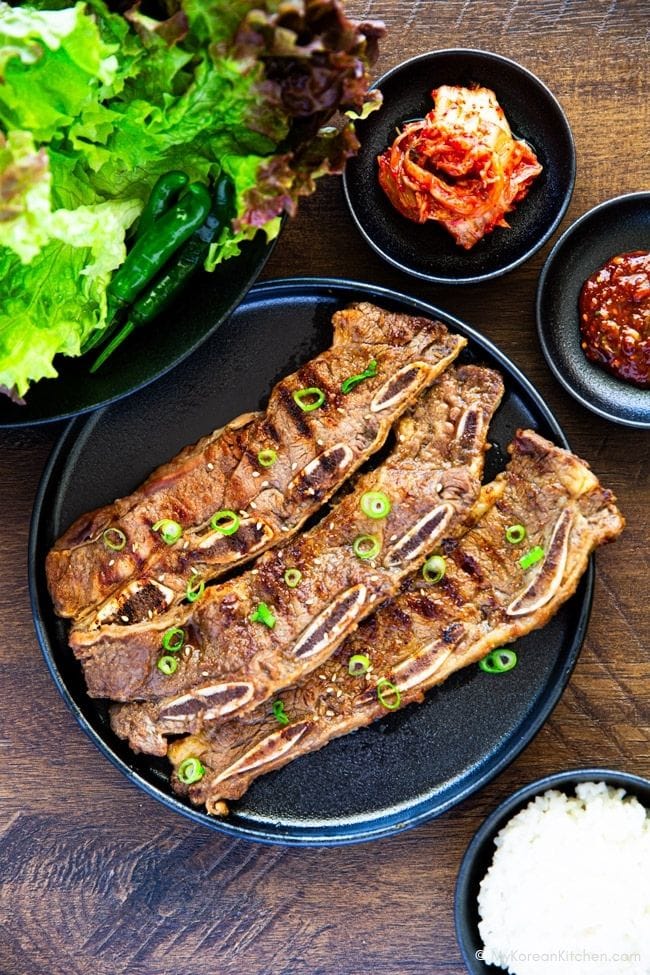 Sweet-Savory Korean Galbi Short Ribs