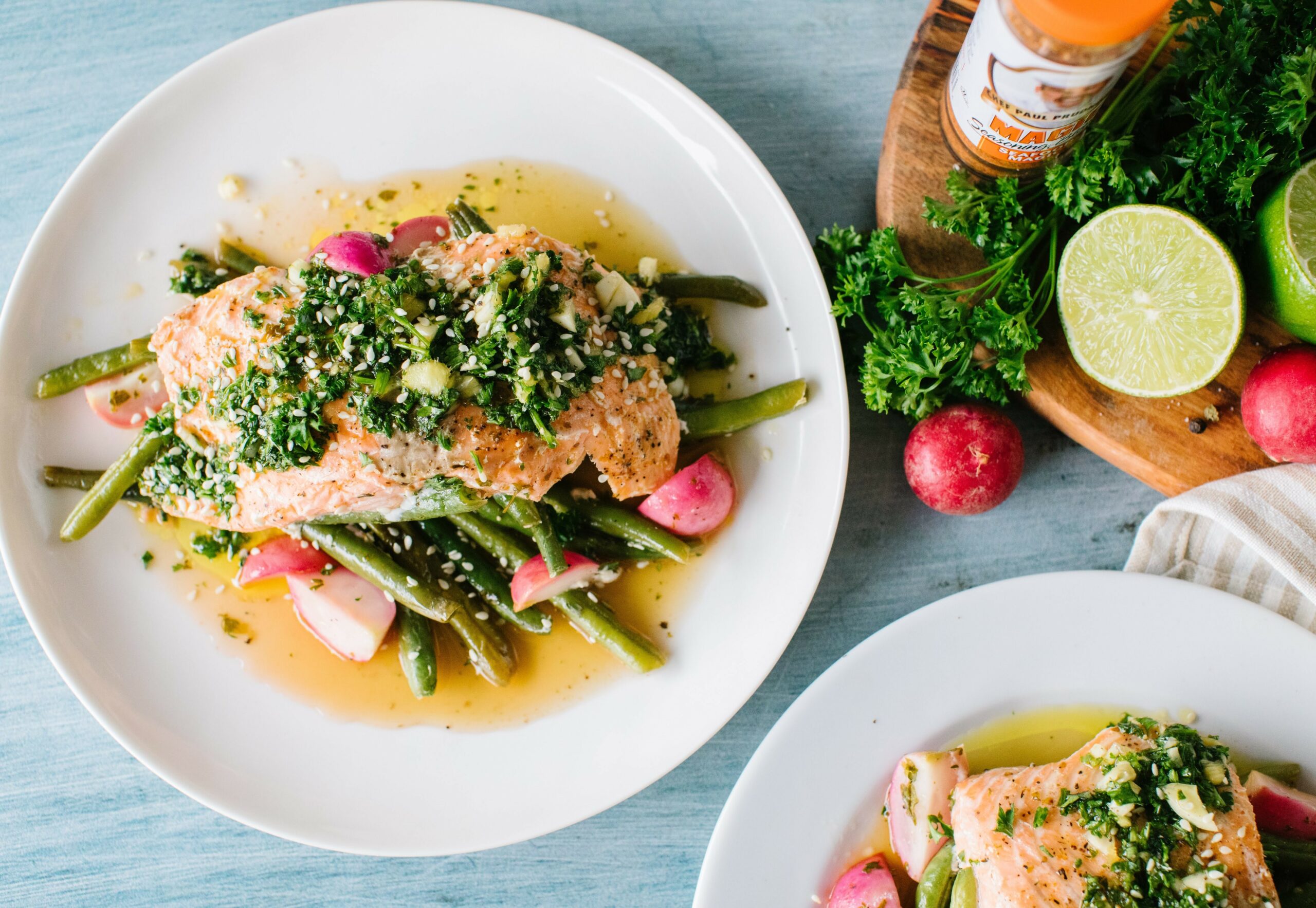 Citrus-Soy Foil-Packet Salmon with Ginger and Garlic