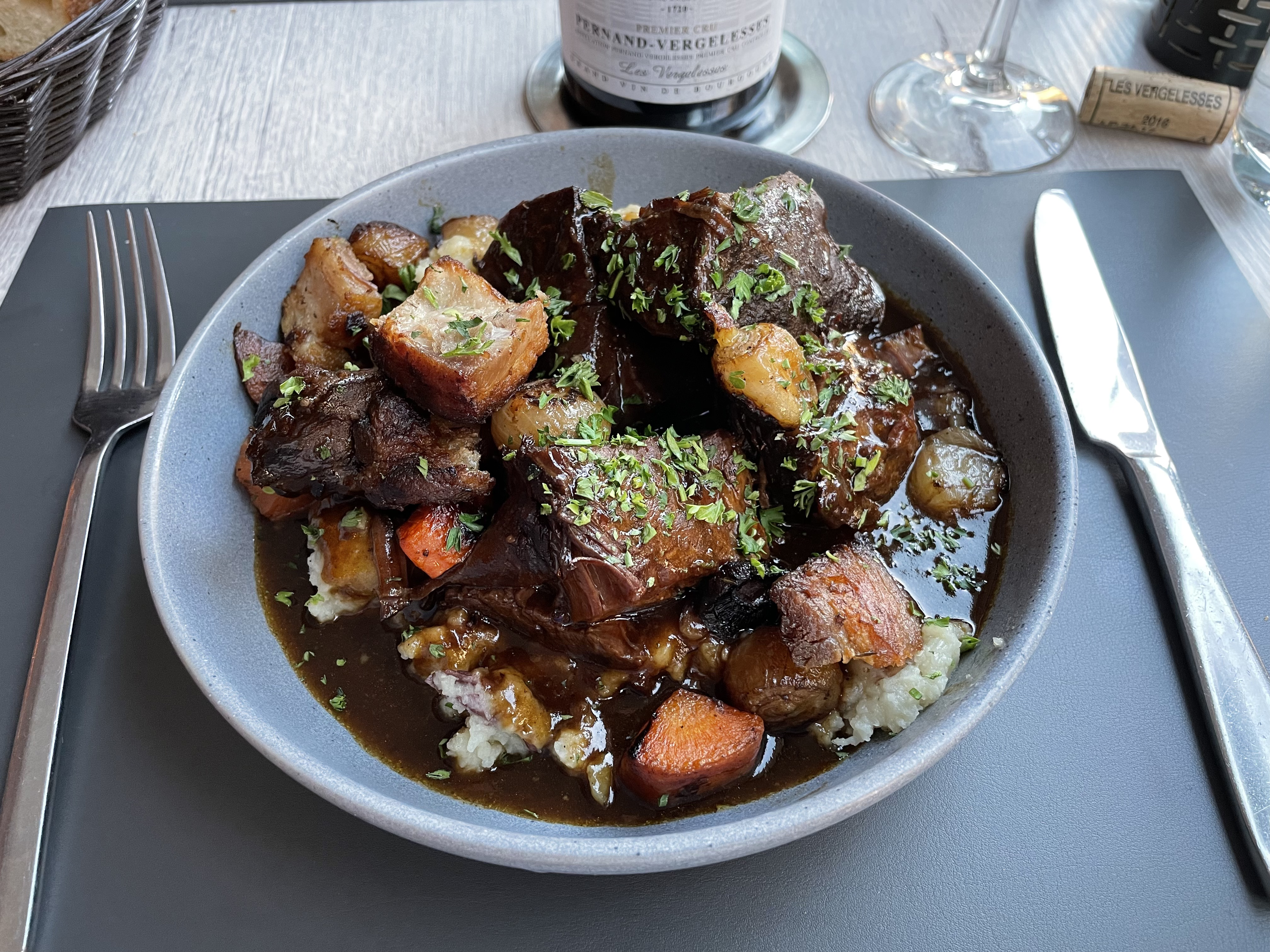 Ina's Beef Bourguignon with Pearl Onions and Mushrooms