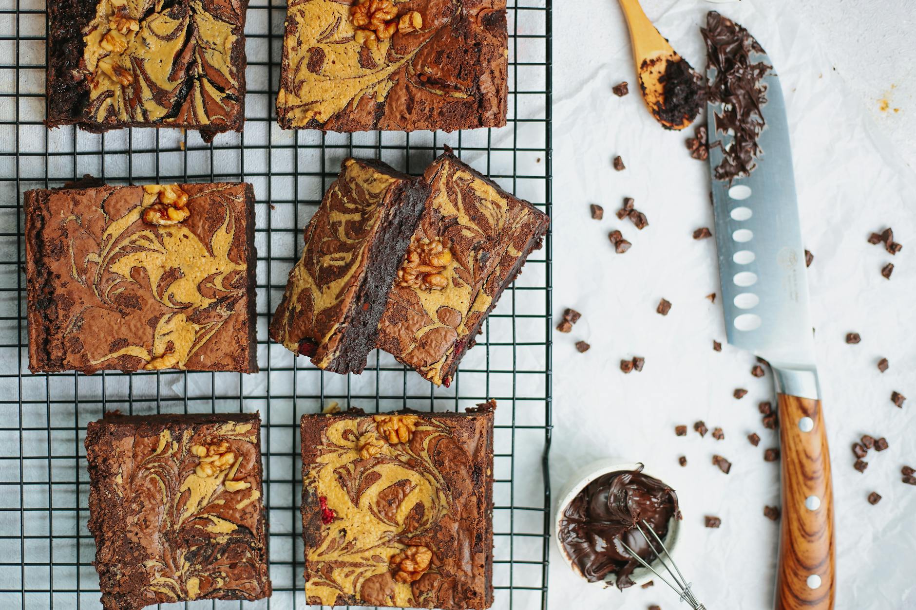 Ina's Outrageous Brownies with Walnuts and Extra Chocolate
