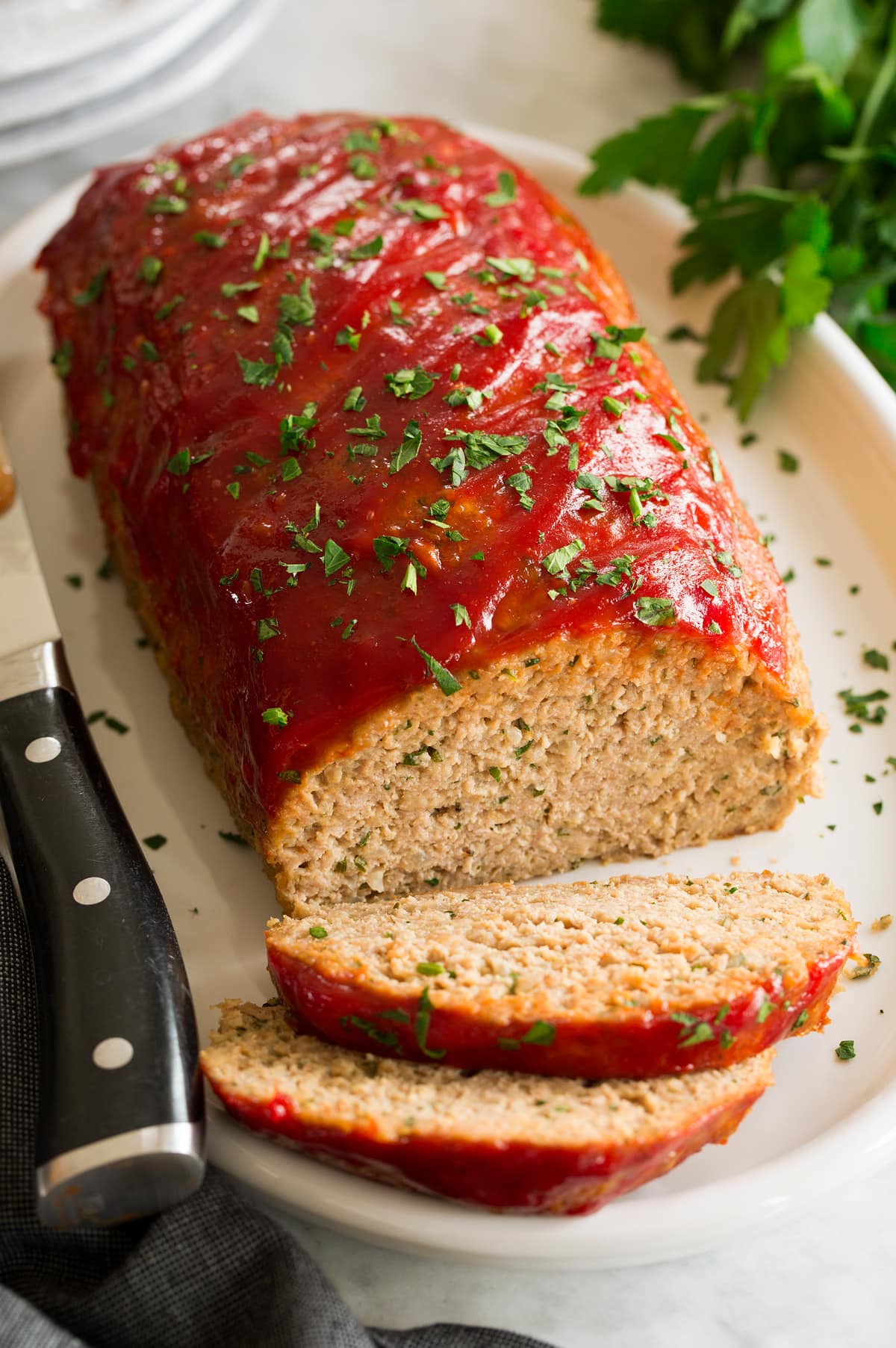 Ina Garten's Turkey Meat Loaf with Glaze