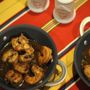New Orleans-Style Barbecue Shrimp with Worcestershire, Lemon, and Crusty Bread