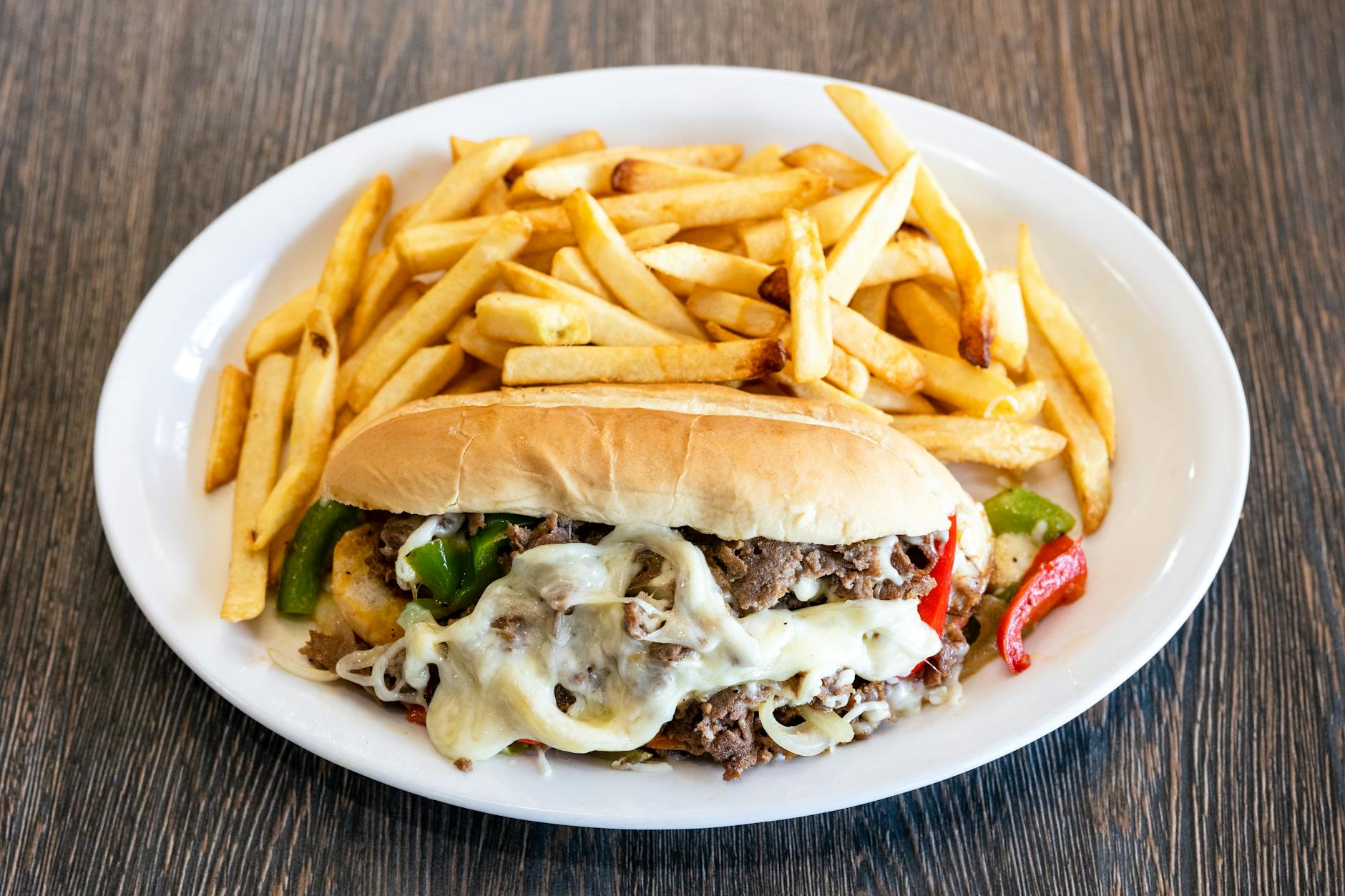 Classic Philly Cheesesteaks with Melted Provolone