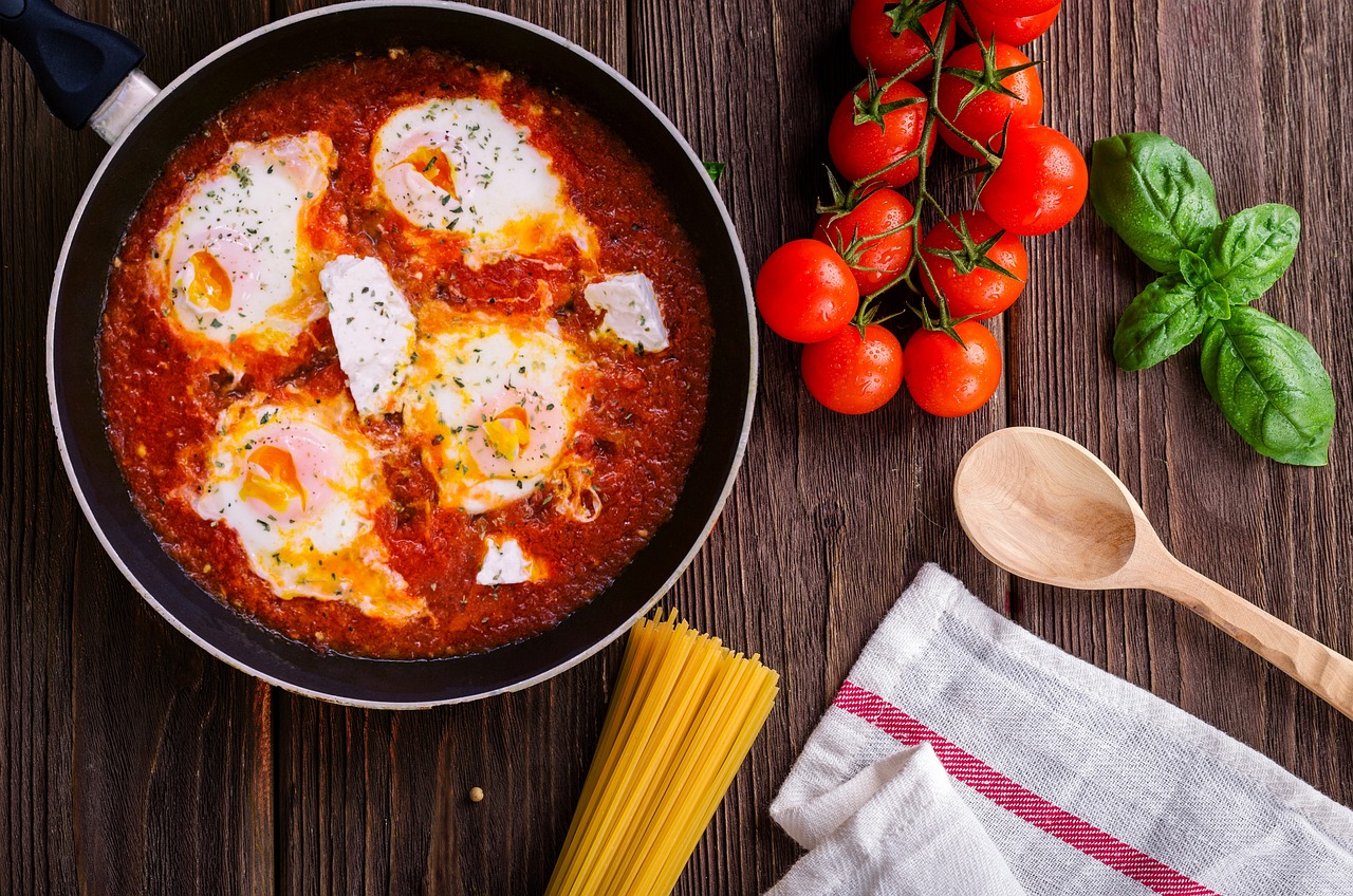 Spiced Shakshuka with Feta and Herbs