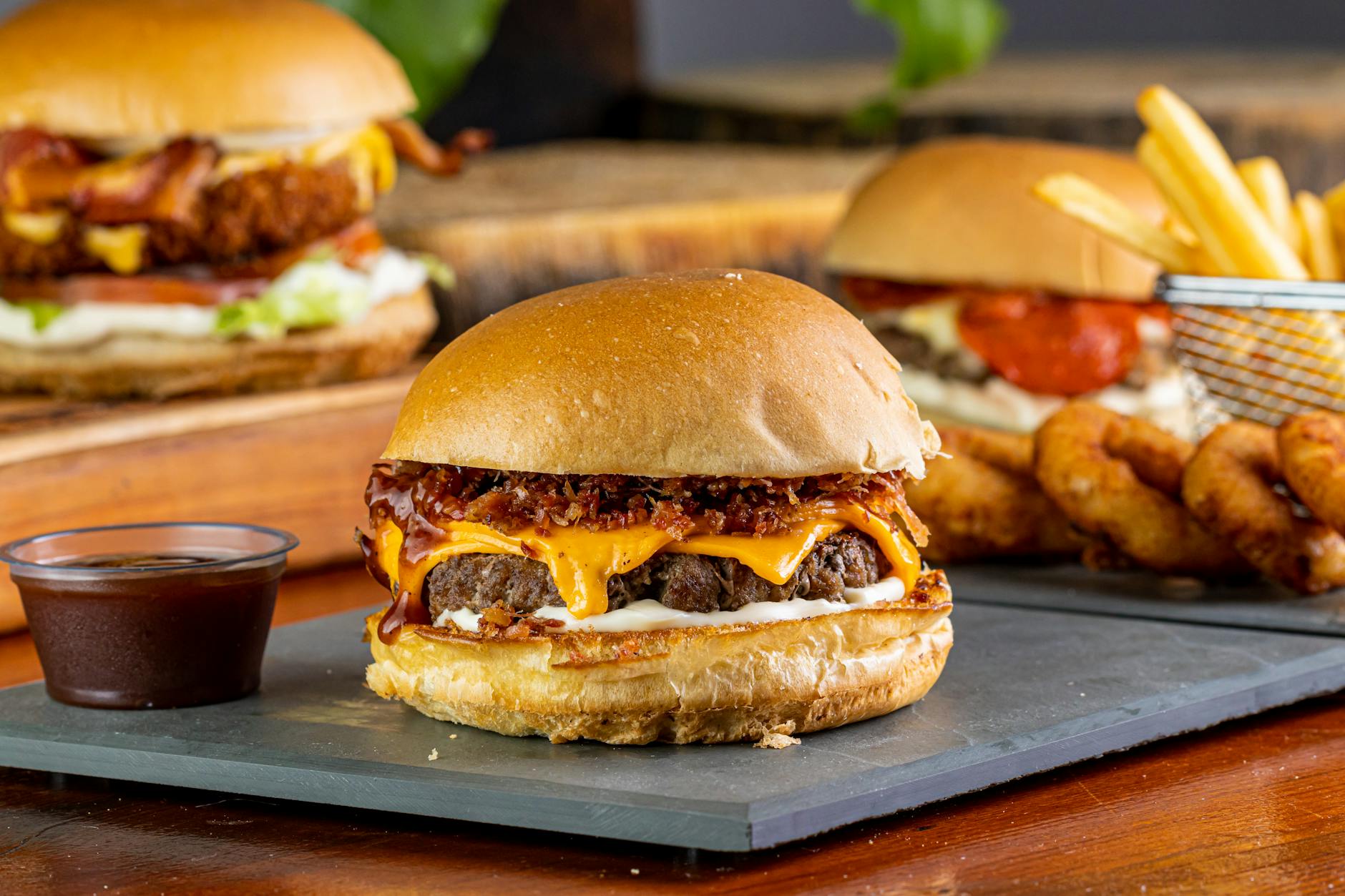 Lacy-Edged Smash Burgers