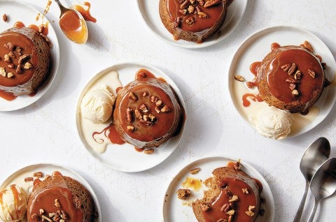 Sticky Toffee Pudding with Warm Brown Sugar Sauce
