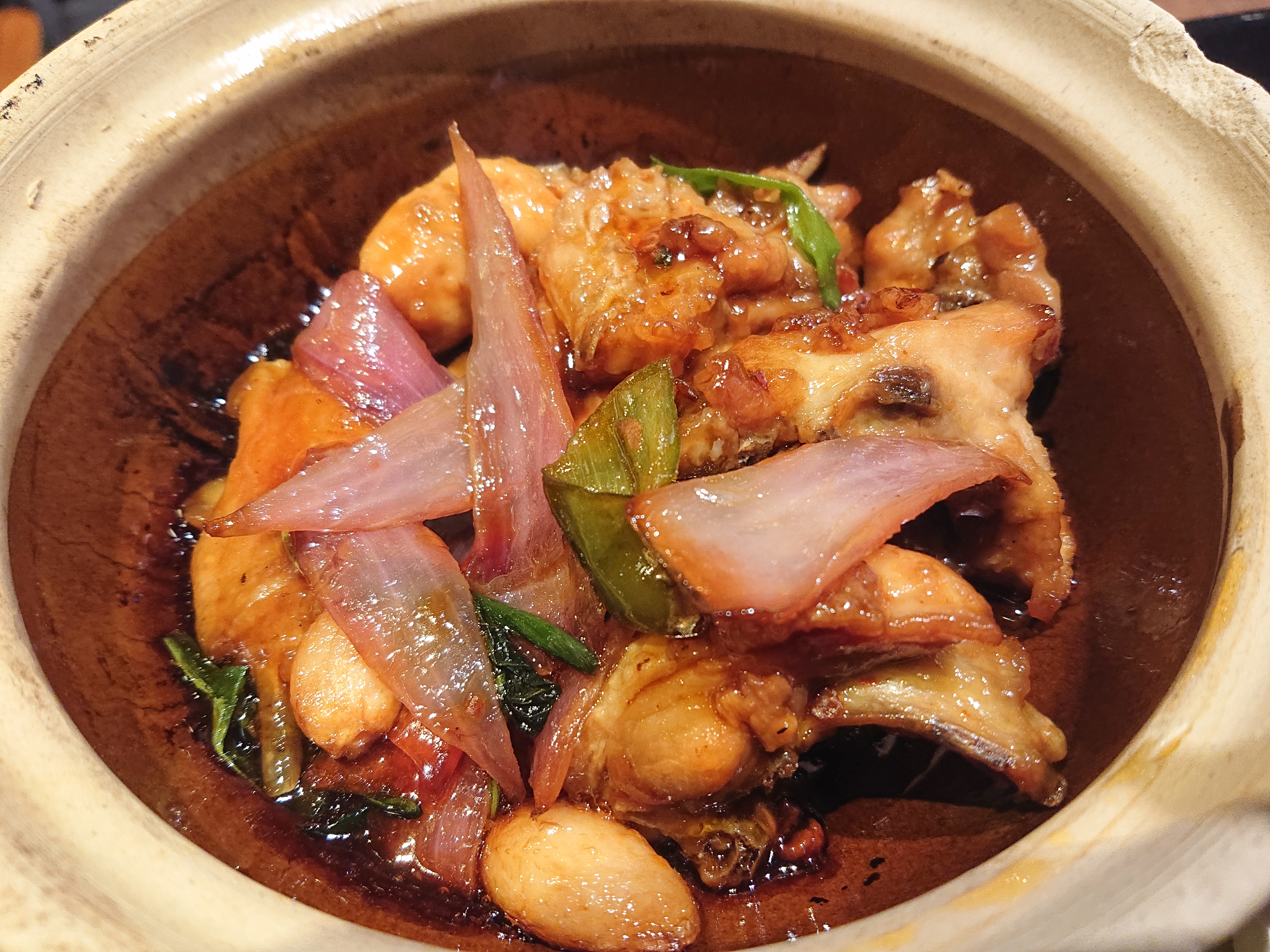 Taiwanese Three-Cup Chicken with Ginger, Garlic, and Basil